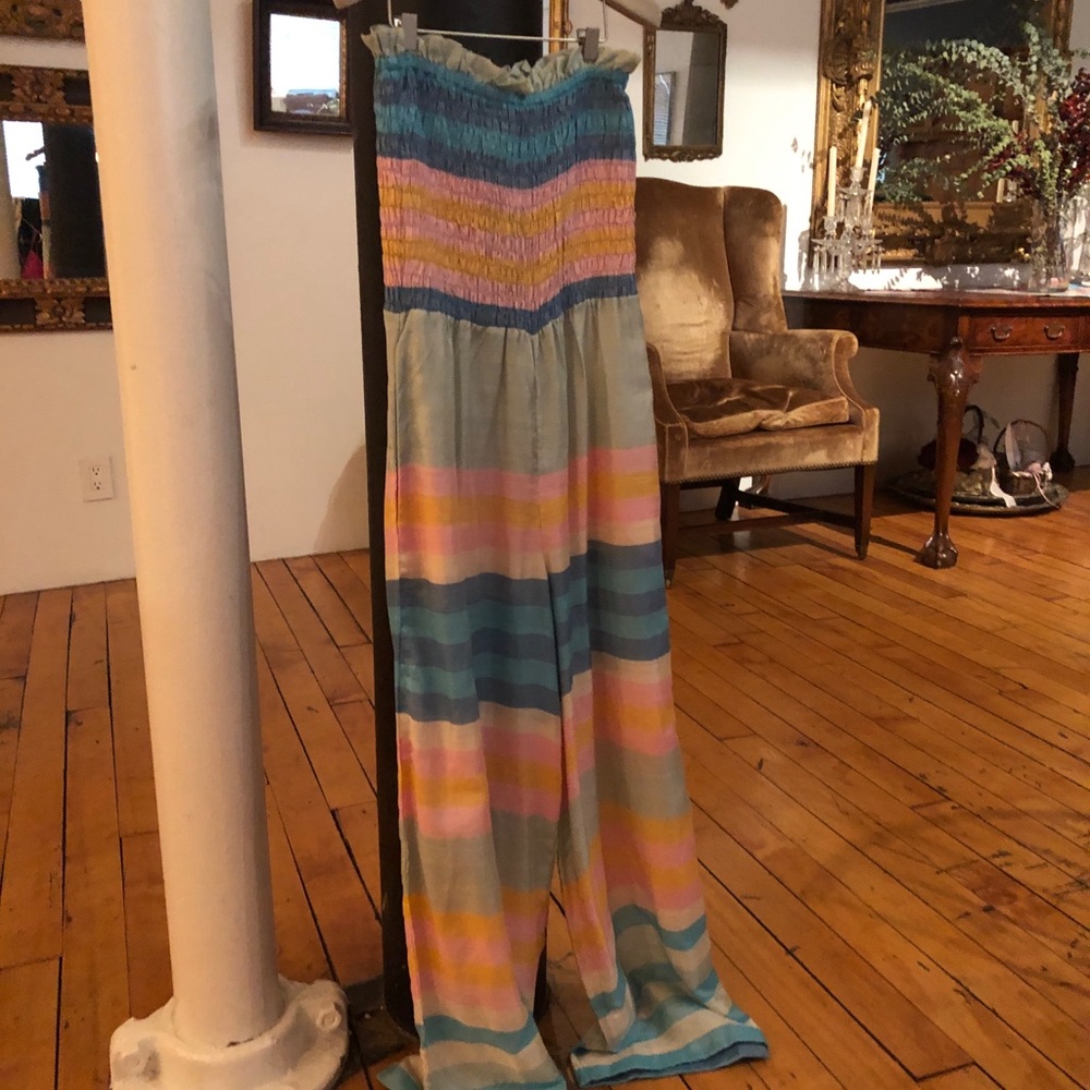 A Peace Treaty Capira Blue Jumpsuit